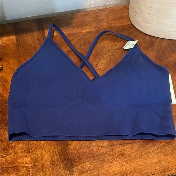 DSG Women's Blue Sports Bra - Picture 3 of 5